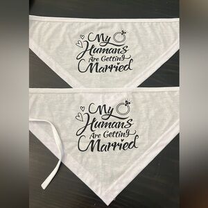 Pet wedding bandana